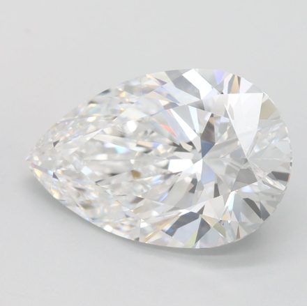 Lab Grown Diamond Lab-grown 3,63Ct D-VVS1 Pear - IGILG772689685 1