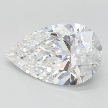 Lab Grown Diamond Lab-grown 3,02Ct D-IF Pear - IGILG768631797 1