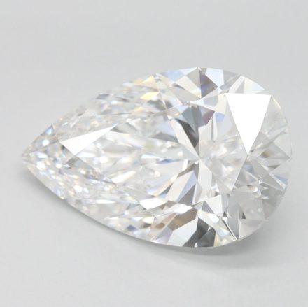 Lab Grown Diamond Lab-grown 3,44Ct D-FL Pear - IGILG768631800 1