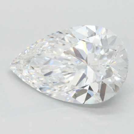 Lab Grown Diamond Lab-grown 3,06Ct D-IF Pear - IGILG729566267 1