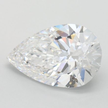 Lab Grown Diamond Lab-grown 3,03Ct D-IF Pear - IGILG768631065 1