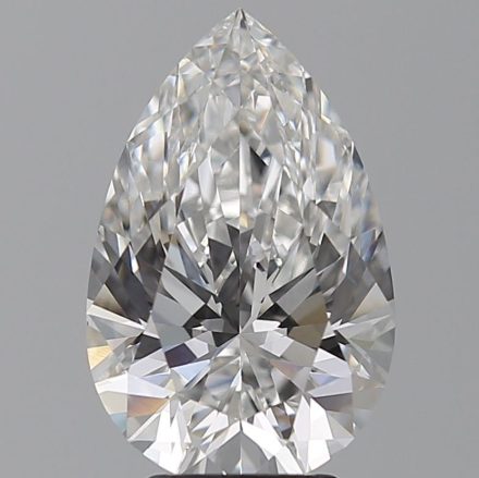 Lab Grown Diamond Lab-grown 4,05Ct E-VVS1 Pear - IGILG665402104 1