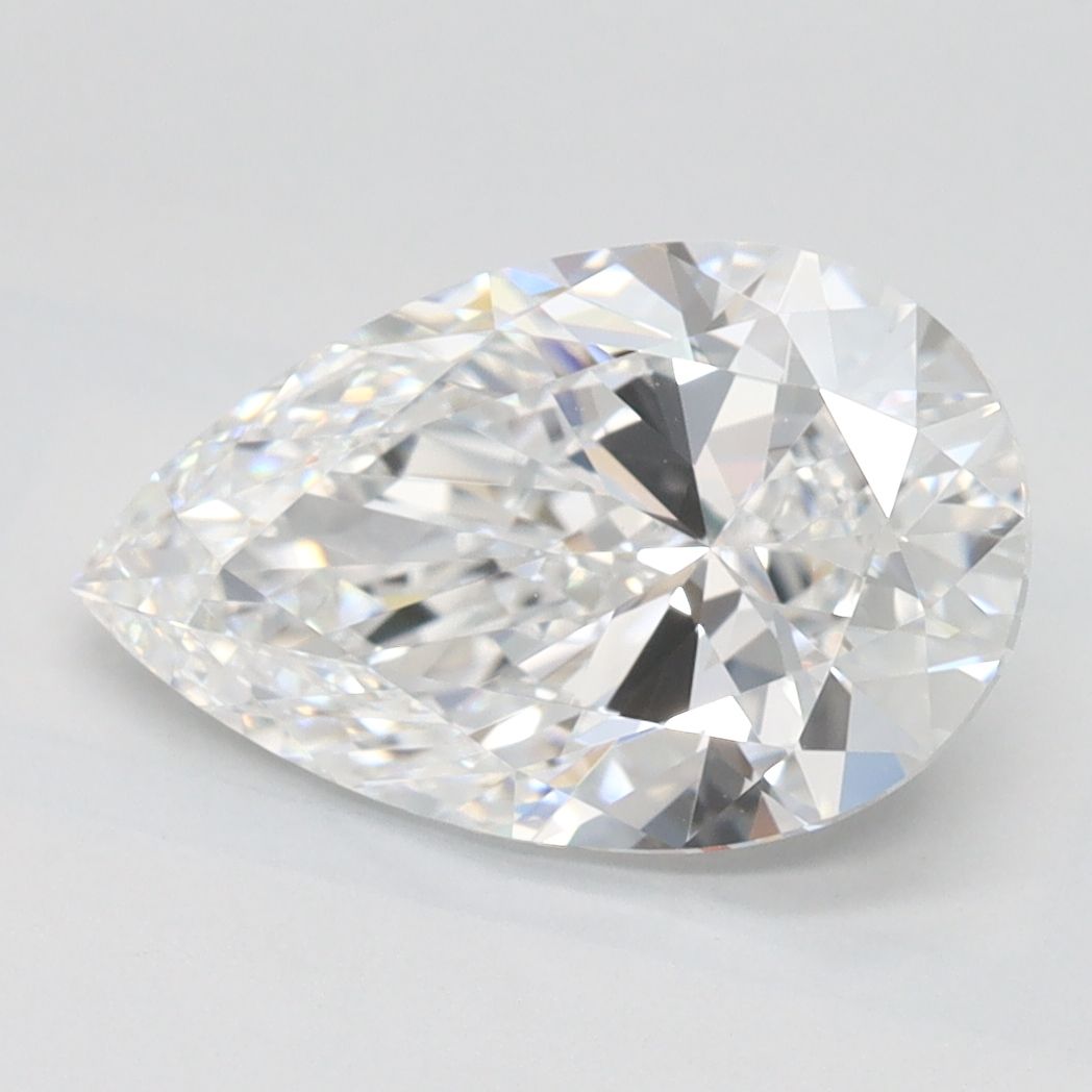 Lab Grown Diamond Lab-grown 2,1Ct D-IF Pear - IGILG722527755 1