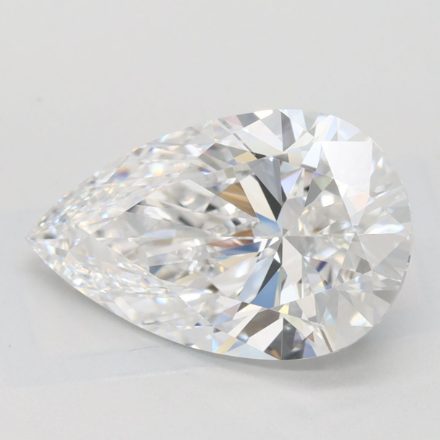 Lab Grown Diamond Lab-grown 3,19Ct D-IF Pear - IGILG731569271 1