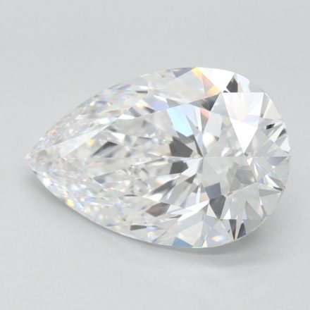 Lab Grown Diamond Lab-grown 3,11Ct D-FL Pear - IGILG768632283 1