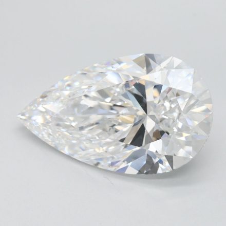Lab Grown Diamond Lab-grown 3,09Ct D-FL Pear - IGILG784645740 1