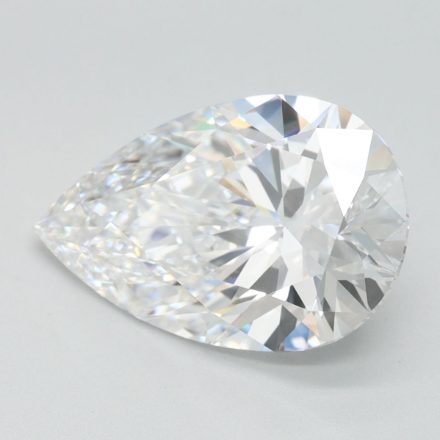 Lab Grown Diamond Lab-grown 3,07Ct D-FL Pear - IGILG800684582 1