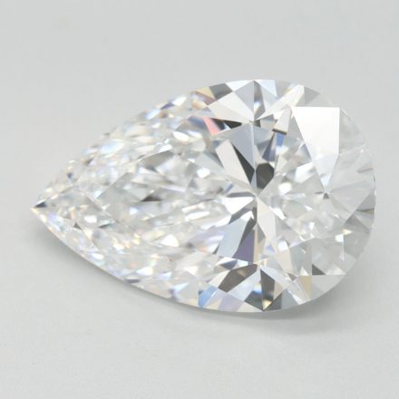 Lab Grown Diamond Lab-grown 3,14Ct D-FL Pear - IGILG800684586 1