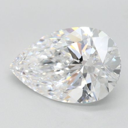 Lab Grown Diamond Lab-grown 3,13Ct D-FL Pear - IGILG804664631 1