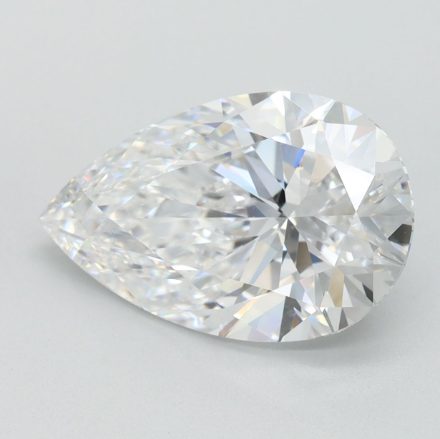 Lab Grown Diamond Lab-grown 3,28Ct D-FL Pear - IGILG784642824 1