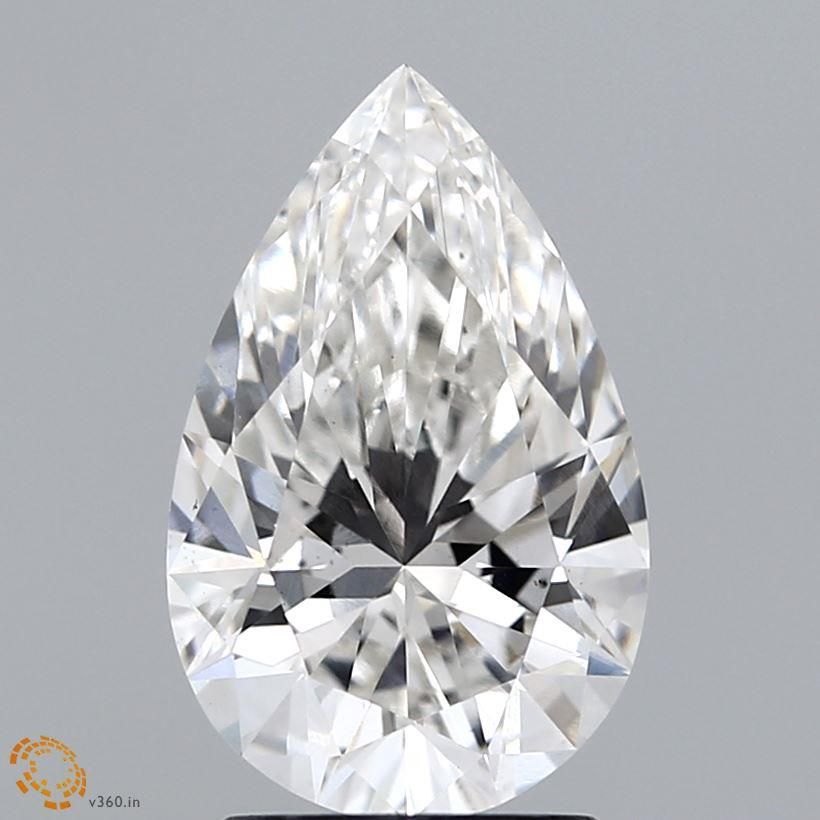 Lab Grown Diamond Lab-grown 2,25Ct G-VS2 Pear - IGILG573312619 1