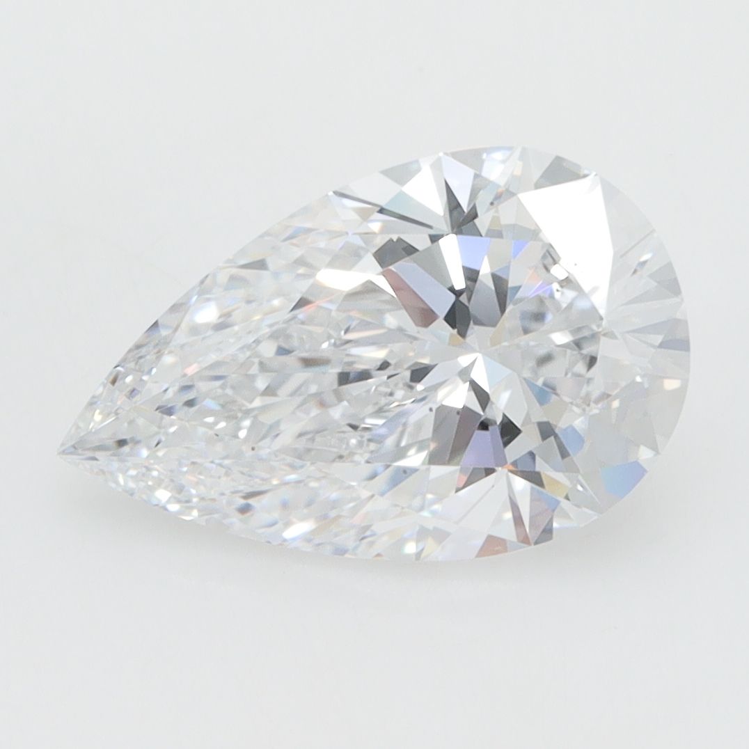 Lab Grown Diamond Lab-grown 2,1Ct D-VVS2 Pear - GIA2496829821 1