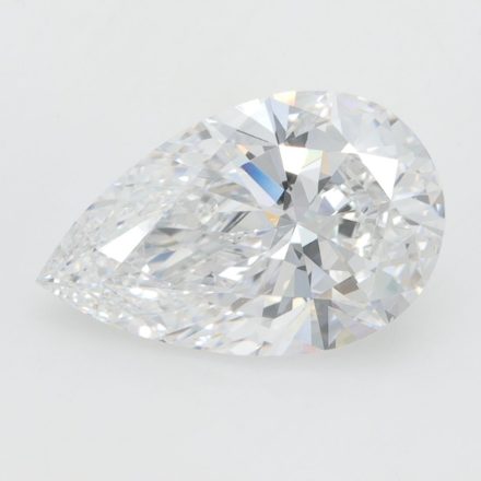 Lab Grown Diamond Lab-grown 3,08Ct D-VVS2 Pear - GIA6491874469 1