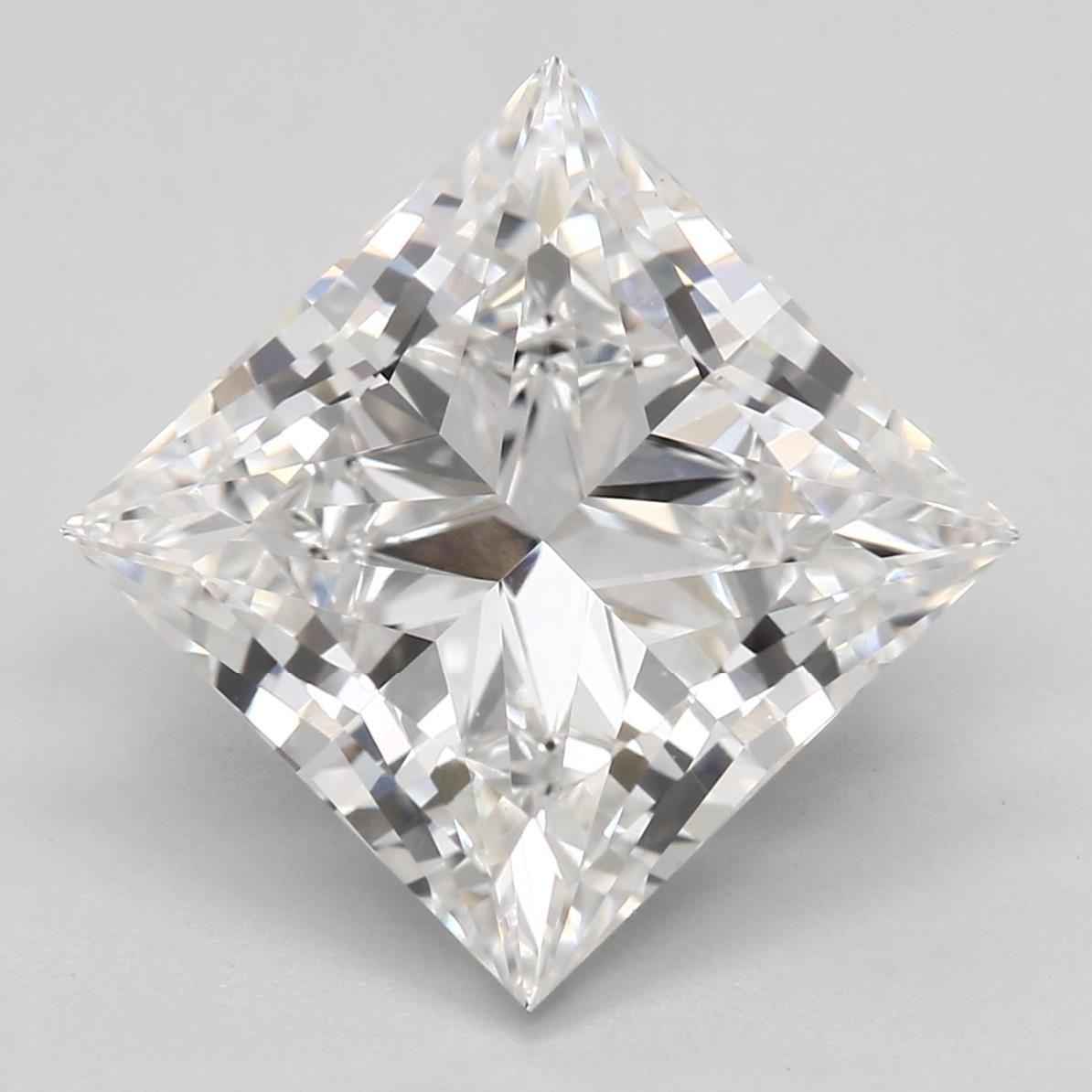 Lab Grown Diamond Lab-grown 3,84Ct F-VVS2 Princess - GIA1438308144