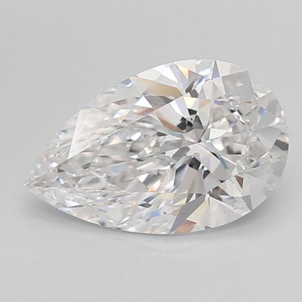 Lab Grown Diamond Lab-grown 3,01Ct D-IF Pear - IGILG633432620 1