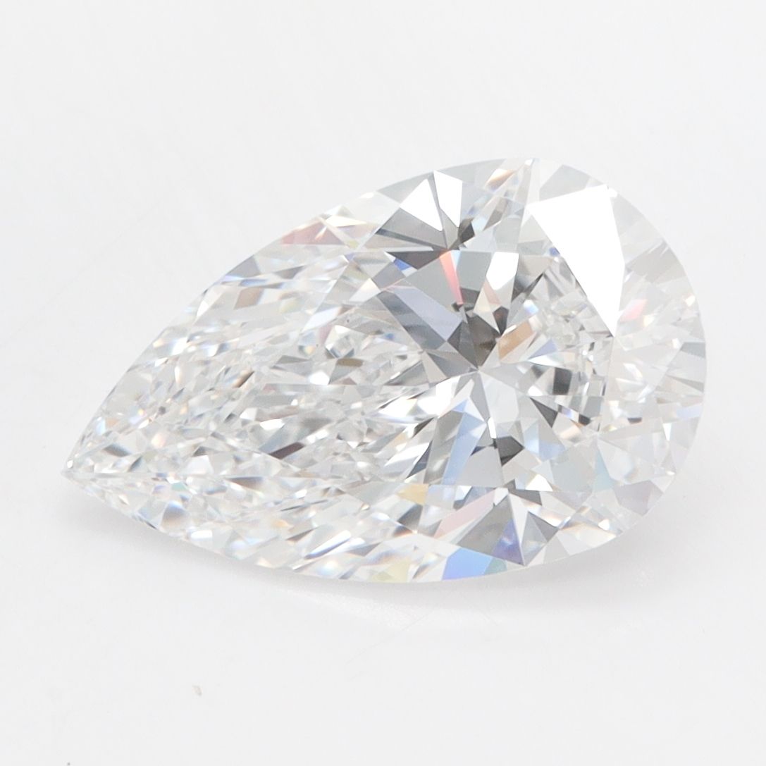 Lab Grown Diamond Lab-grown 3,03Ct D-VVS1 Pear - IGILG743550924 1