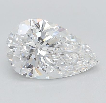 Lab Grown Diamond Lab-grown 2,64Ct D-IF Pear - IGILG686504957 1