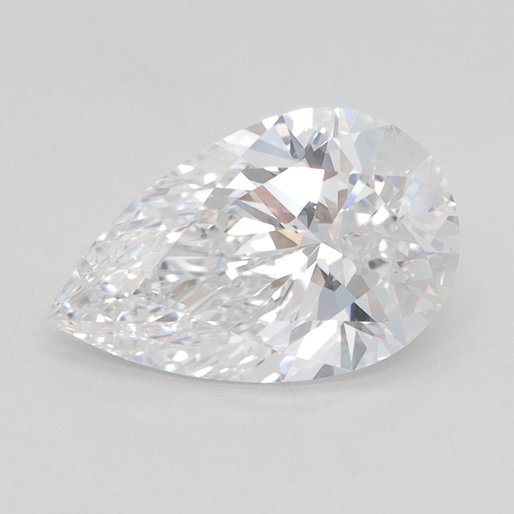 Lab Grown Diamond Lab-grown 2,1Ct D-VVS1 Pear - GIA3495501485 1