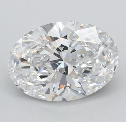 Lab Grown Diamond Lab-grown 3,38Ct D-IF Oval - IGILG683588774 1