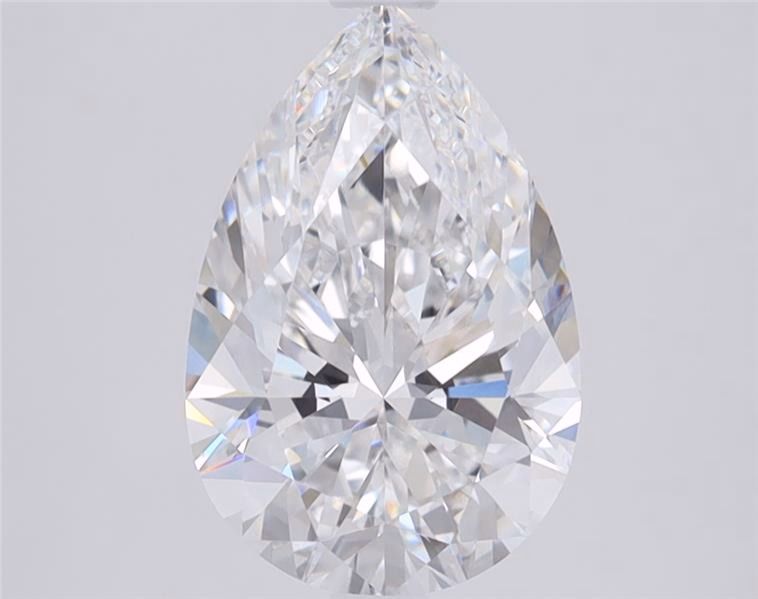 Lab Grown Diamond Lab-grown 2,54Ct D-IF Pear - IGILG758582382 1
