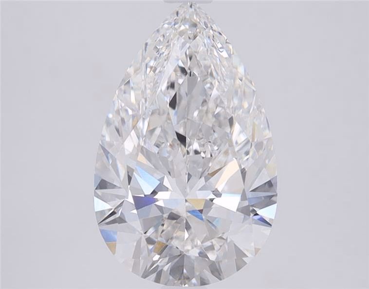 Lab Grown Diamond Lab-grown 3,26Ct D-IF Pear - IGILG768625006 1