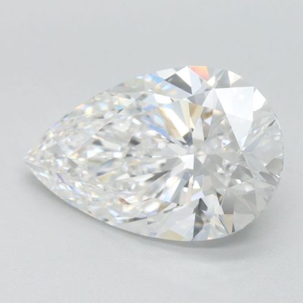 Lab Grown Diamond Lab-grown 3,16Ct D-FL Pear - IGILG804660039 1