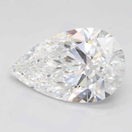 Lab Grown Diamond Lab-grown 3,06Ct D-IF Pear - IGILG717595049 1
