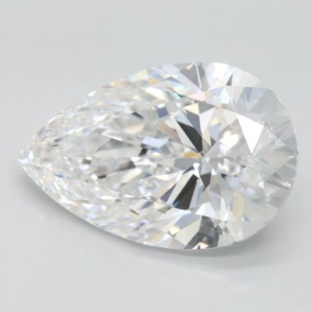 Lab Grown Diamond Lab-grown 3,35Ct D-FL Pear - IGILG628448127 1
