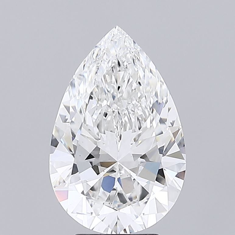 Lab Grown Diamond Lab-grown 3,78Ct F-VS1 Pear - IGILG754579821 1
