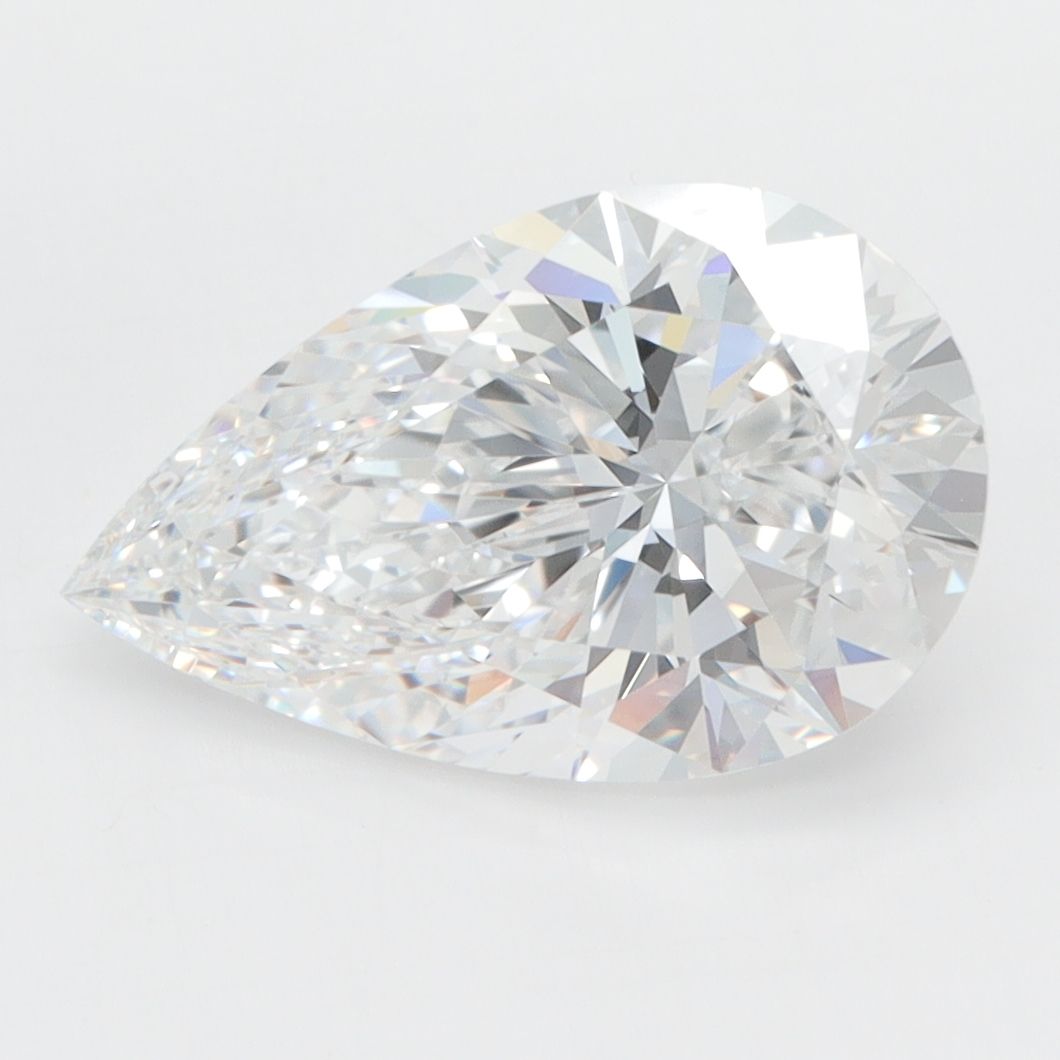 Lab Grown Diamond Lab-grown 3,26Ct D-IF Pear - IGILG665410078 1