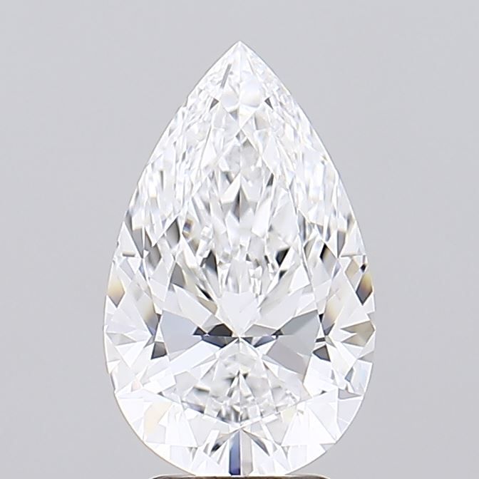 Lab Grown Diamond Lab-grown 2,54Ct D-IF Pear - IGILG739586813 1