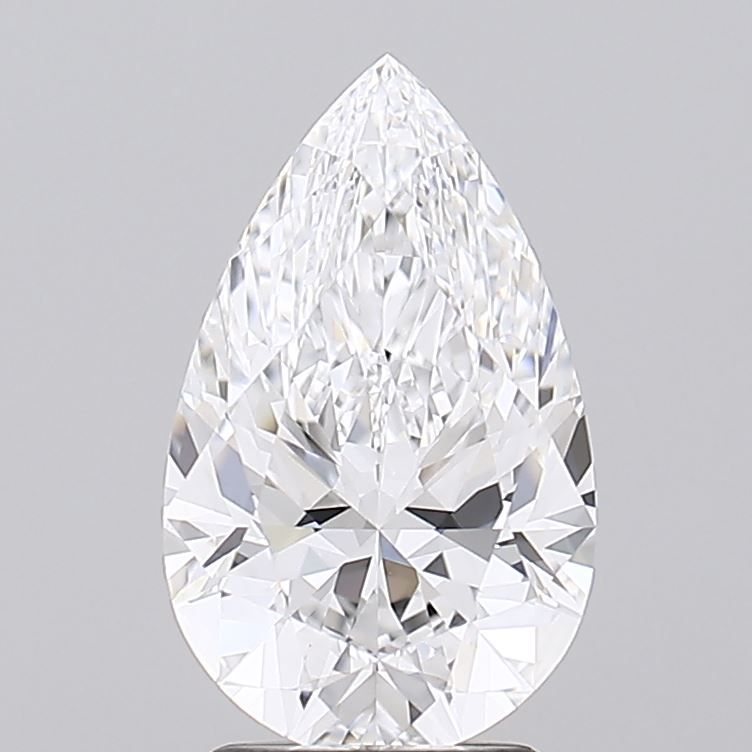 Lab Grown Diamond Lab-grown 2,58Ct D-IF Pear - IGILG733558083 1