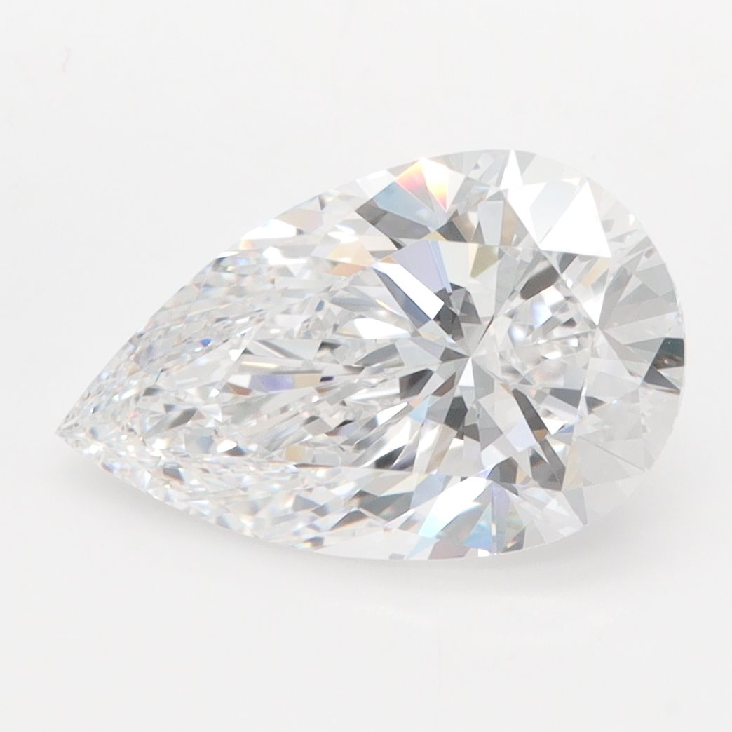 Lab Grown Diamond Lab-grown 3,03Ct D-IF Pear - IGILG754563417 1