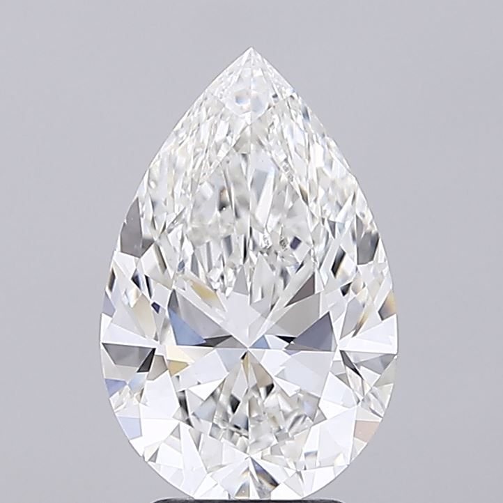 Lab Grown Diamond Lab-grown 3,72Ct F-VVS2 Pear - IGILG746516351 1