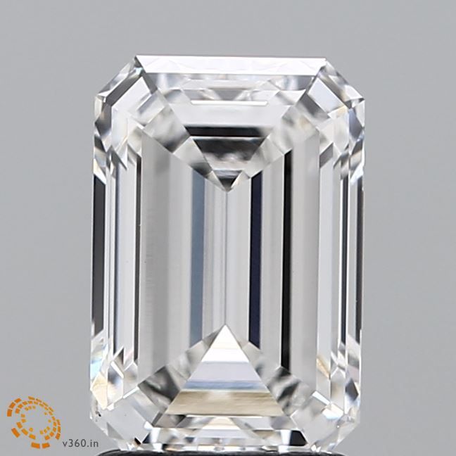 Lab Grown Diamond Lab-grown 2,1Ct F-VS1 Emerald - GIA6465210342 1