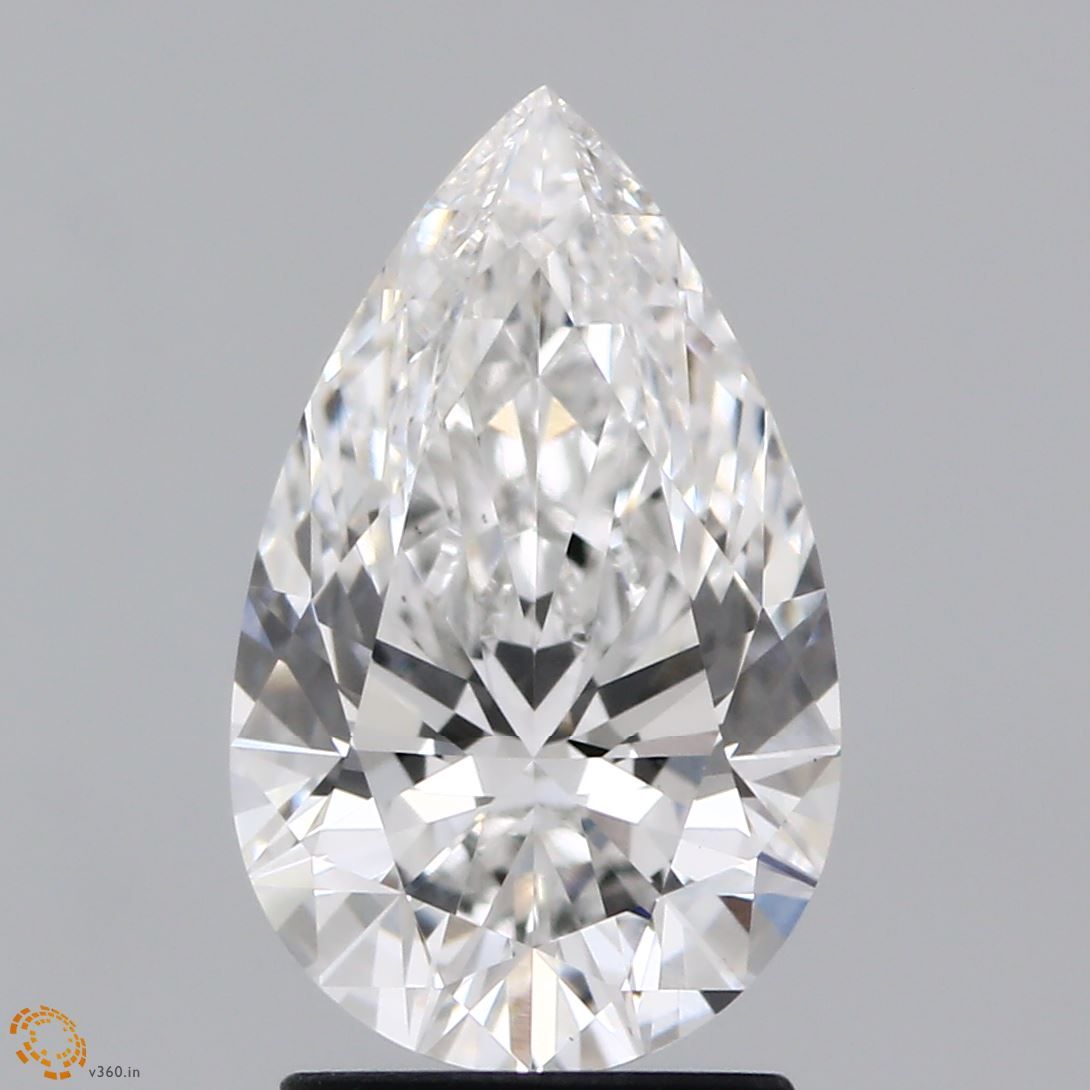 Lab Grown Diamond Lab-grown 2,1Ct F-VS1 Pear - GIA1478506019 1