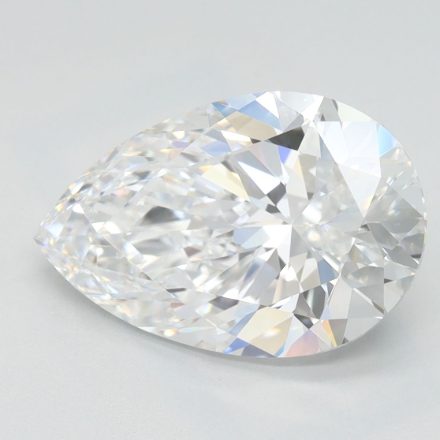 Lab Grown Diamond Lab-grown 3,05Ct D-IF Pear - IGILG698585113 1