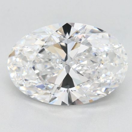 Lab Grown Diamond Lab-grown 3,08Ct D-VVS1 Oval - GIA6505690579 1