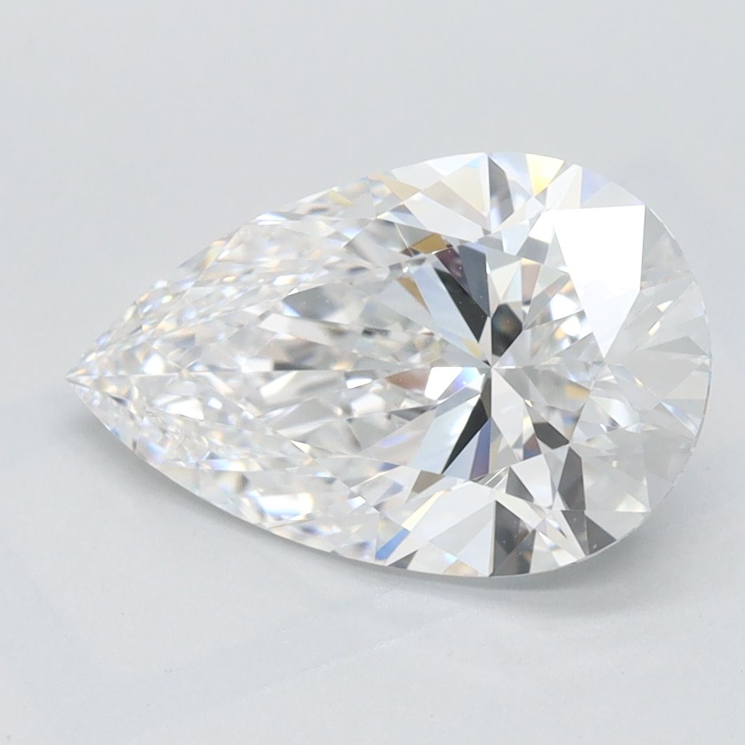 Lab Grown Diamond Lab-grown 2,06Ct D-IF Pear - IGILG732520422 1