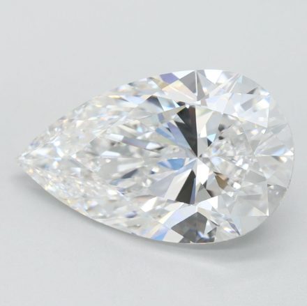 Lab Grown Diamond Lab-grown 3,33Ct D-IF Pear - IGILG744515005 1