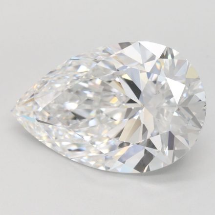 Lab Grown Diamond Lab-grown 3,54Ct D-IF Pear - IGILG744514798 1