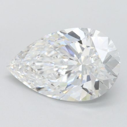 Lab Grown Diamond Lab-grown 3,32Ct D-IF Pear - IGILG744514795 1