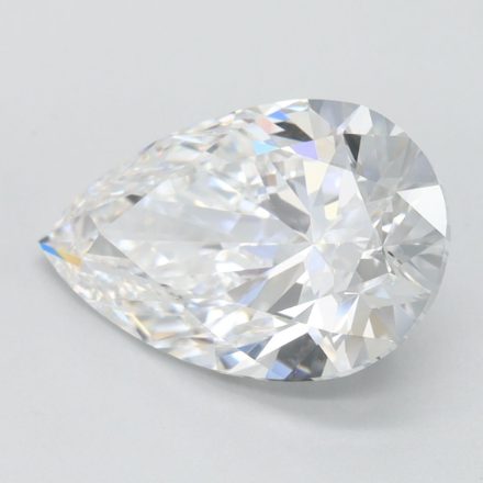 Lab Grown Diamond Lab-grown 3,36Ct D-IF Pear - IGILG744514796 1