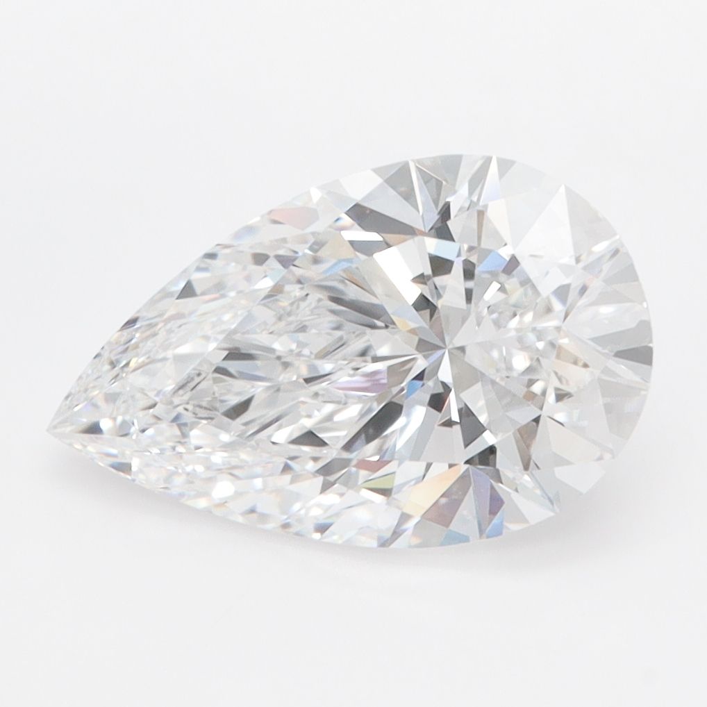 Lab Grown Diamond Lab-grown 2,66Ct D-IF Pear - IGILG754509014 1
