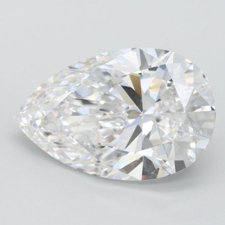 Lab Grown Diamond Lab-grown 3,38Ct D-IF Pear - IGILG768631051 1