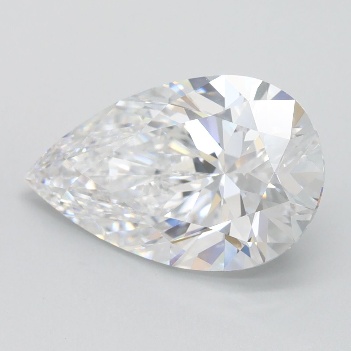 Lab Grown Diamond Lab-grown 3,15Ct D-IF Pear - IGILG768631047 1