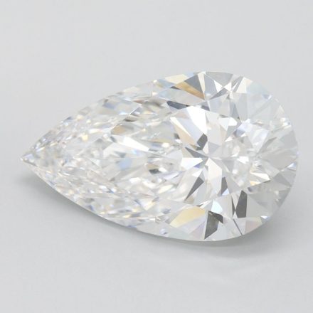 Lab Grown Diamond Lab-grown 3,33Ct D-IF Pear - IGILG768631050 1