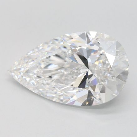 Lab Grown Diamond Lab-grown 3,33Ct D-IF Pear - IGILG768631726 1