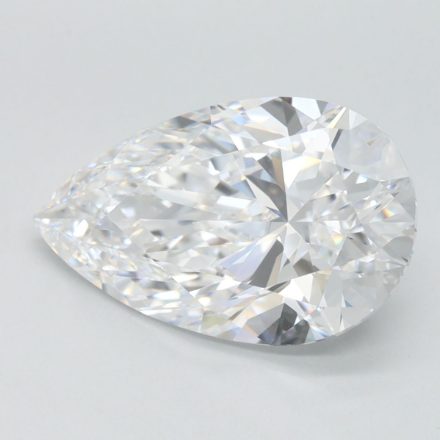 Lab Grown Diamond Lab-grown 3,06Ct D-IF Pear - IGILG768632012 1