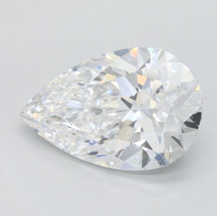 Lab Grown Diamond Lab-grown 3,28Ct D-FL Pear - IGILG780665867 1